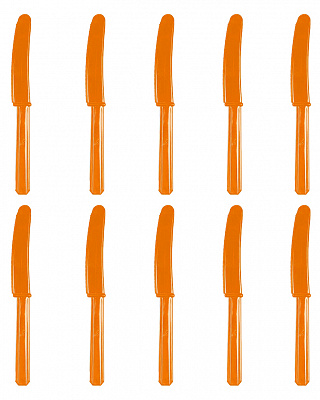 Набор ножей (оранжевые)
