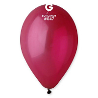 День Рождения|Тема Клоун|Воздушный шар пастель бургундия 12"