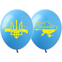 Праздники|День независимости Украины (24 августа)|Воздушный шар Украина 12"