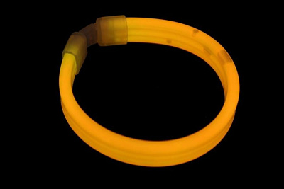Світловий неоновий браслет (помаранчевий)