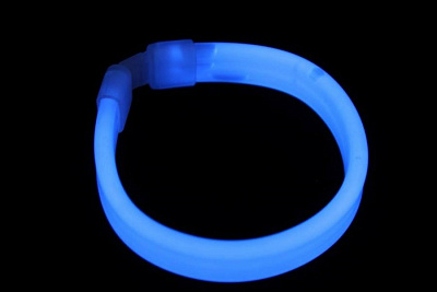 Світловий неоновий браслет (синій)