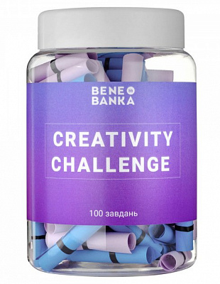 Банка с заданиями Creativity Challenge (укр.)
