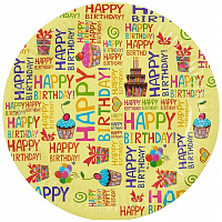 Тарелки Happy Birthday 10 шт