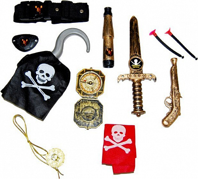 Набор пирата (10 предметов)