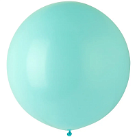 Воздушные шарики|Шары латексные|Круглые|Воздушный шар 18" макарун голубой