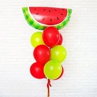 Букет шаров Арбузик 9 шт. ГЕЛИЙ Букет шаров Арбузик 9 шт. ГЕЛИЙ