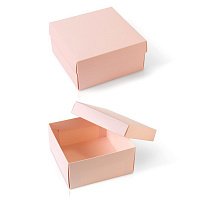 Коробка складная 20х20х10 см (розовая) Коробка складная 20х20х10 см (розовая)