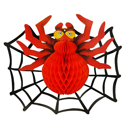 Декор 3D Павук з павутиною