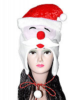 Праздники|Новогодние головные уборы|Шляпы и шапки|Шапка-ушанка Деда Мороза
