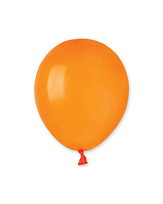 Воздушный шар пастель оранжевый 5"