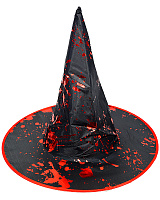 Колпак Ведьмы кровавый (черный)