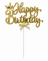 Топпер HB корона (золото)