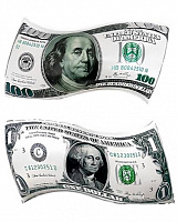 Шар фигура Доллар 63х35см