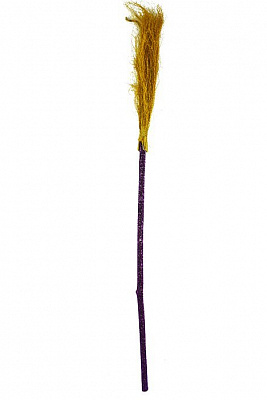 Мітла карнавальна 100 см фіолетова