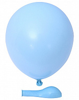День Рождения|Зверята|Воздушный шар макарун светло-голубой 30см