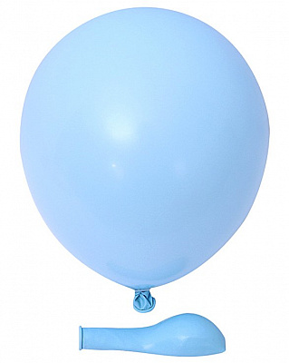 Повітряна куля макарун світло-блакитна 30 см