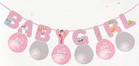 Гирлянда baby-girl с шарами Гирлянда baby-girl с шарами