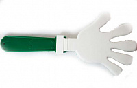 Трещотка рука (бело-зеленая)