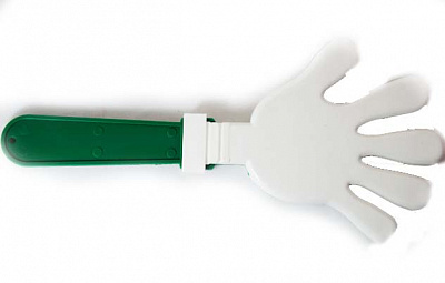 Тріскачка рука (біло-зелена)