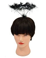 Нимб ангела черный с блестками Нимб ангела черный с блестками