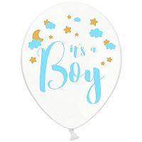 День Рождения|Новорожденным|Для мальчиков|Шар пастель мальчик 30см