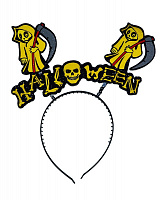 Тематические вечеринки|Детский Halloween|Аксессуары к костюмам|Антенки Хэллоуин Смерть с косой