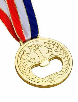 Медаль з відкривачкою №1