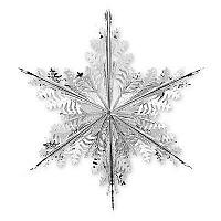 Праздники|Новогодние украшения|Снежинки|Декорация снежинка 40 см