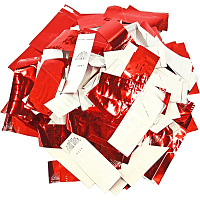 Товари для свята|Украшение помещений|Метафан конфетті-блискітки|Метафан біло-червоний (вторинний) 1 кг