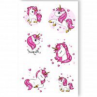 Тату міні Єдиноріг рожевий Тату міні Єдиноріг рожевий