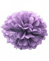Помпон паперовий фіалковий 30 см