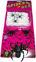 Праздники|Halloween|Паутина и пауки|Паутина с пауками