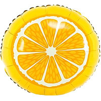 Воздушные шарики|Шары фольгированные|Тематические|Шар фольга 46см Апельсин