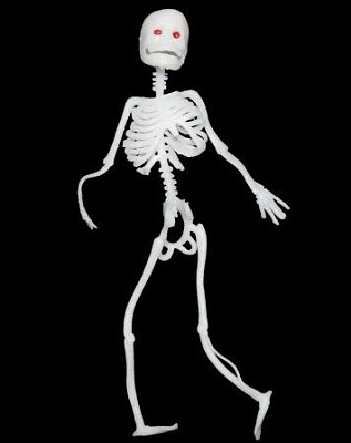 Скелет резиновый 30см