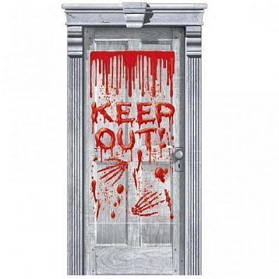 Надпись на дверь Кровавая