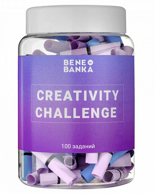 Банка с заданиями Creativity Challenge (рус.)