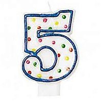 Свеча цифра 5 Свеча цифра 5