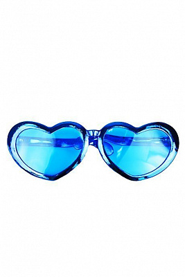 Очки гигант Сердце (синие)