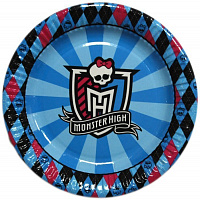 День Рождения|Monster High|Тарелки праздничные Monster High 6 шт