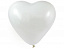 Воздушный шар пастель Сердце белый 10" - фото 1 | 4Party