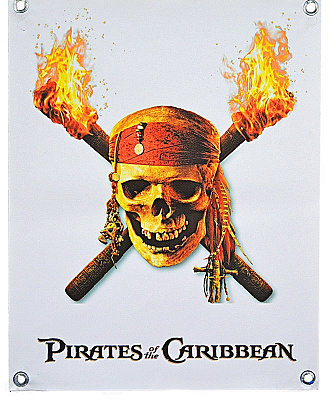 Банер Пірати Карибського моря 40х50 см