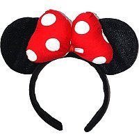 Обідок Мінні Маус з бантом Обідок Мінні Маус з бантом