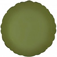 Шар фольга круг 18" Мат оливковый Шар фольга круг 18" Мат оливковый