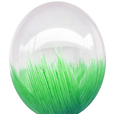 Воздушный шар Браш зеленый 30 см