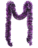 Мишура зелено-малиновая