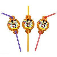 Соломинки святкові Міккі Маус 8 од Соломинки святкові Міккі Маус 8 од