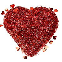 Праздники|Все на День Святого Валентина (14 февраля)|Украшения для романтиков|Подвесное сердце полное (фольга)