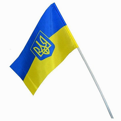 Флажок Украина без присоски