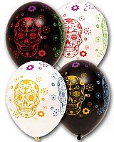 Воздушный шар День мертвых 14"  Воздушный шар День мертвых 14"
