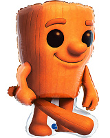 Шар фигура Брейнрот Тунг Тунг Тунг Сахур 39х59 см